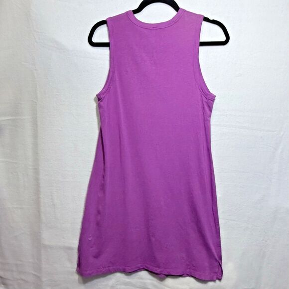 Lululemon Magenta Purple Cotton Blend Classic Fit Tank Dress Size 6 LW 1DH0S - Picture 2 of 6